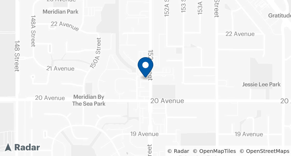 Map of Dairy Queen Location:: 2071 152 St, Surrey, BC, V4A 4N7
